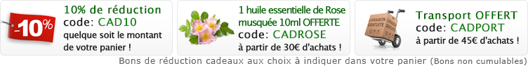 Offres Huiles essentielles