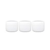 Lot 3 Pots Blanc Double paroi - 50ML