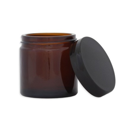 Pommadier en verre ambré - 60ML