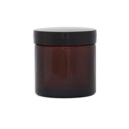 Pommadier en verre ambré - 60ML