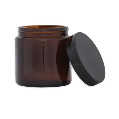 Pommadier en verre ambré - 120ML