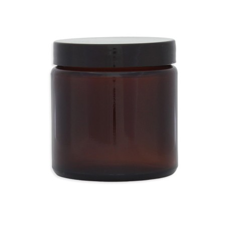 Pommadier en verre ambré - 120ML