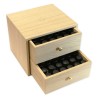 Boite en bois de rangement pour 72 flacons de 5 ou 10ml