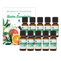 Pack Découverte 10 Huiles essentielles Bio + 1 Livre
