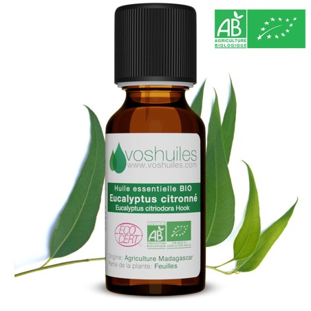 Huile Essentielle BIO d'Eucalyptus citronné