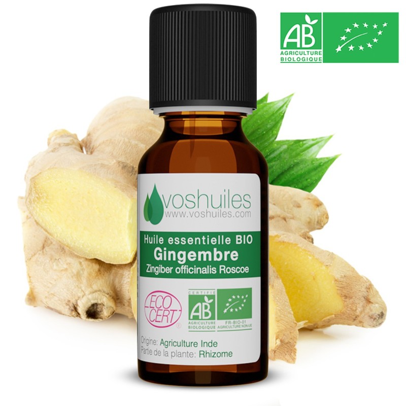 Huile essentielle gingembre bio - Joli'Essence