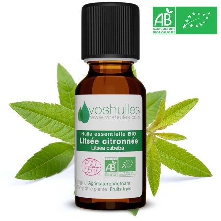 Huile Essentielle BIO de Litsée citronnée