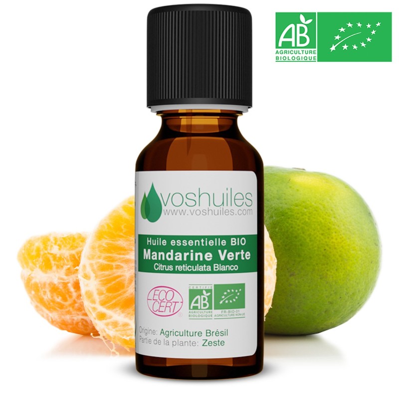 Huile Essentielle BIO de Mandarine verte