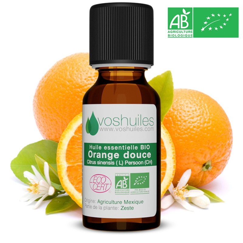 Huile Essentielle Bio Dorange Douce Utilisation De Lhuile