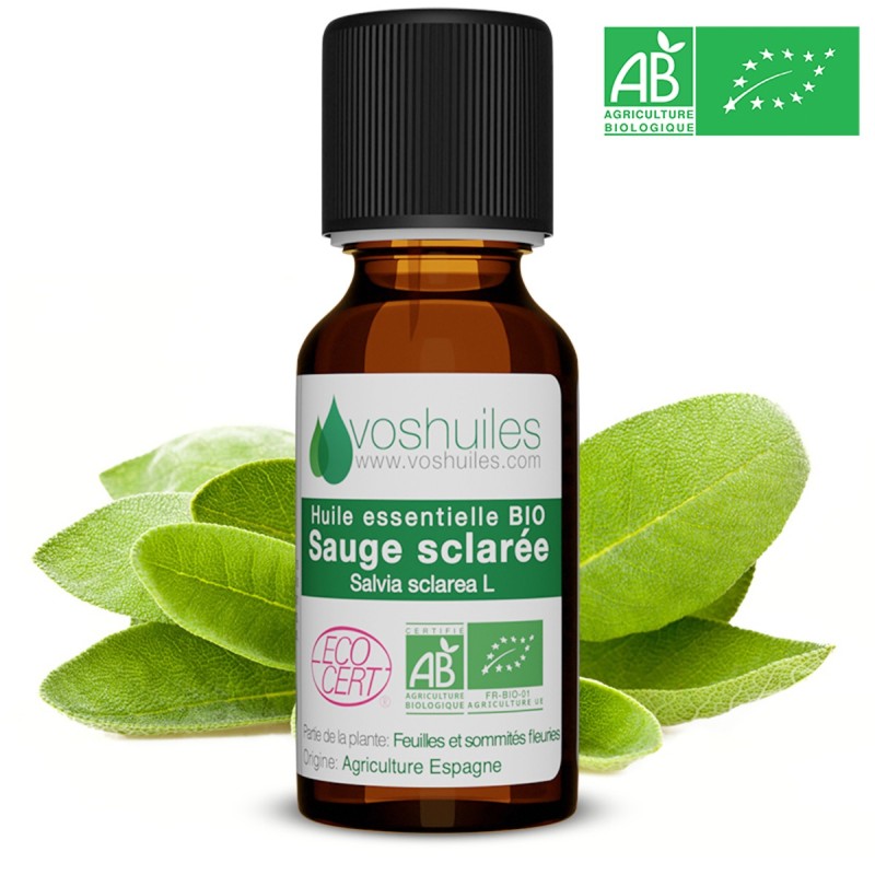 Huile Essentielle BIO de Sauge sclarée