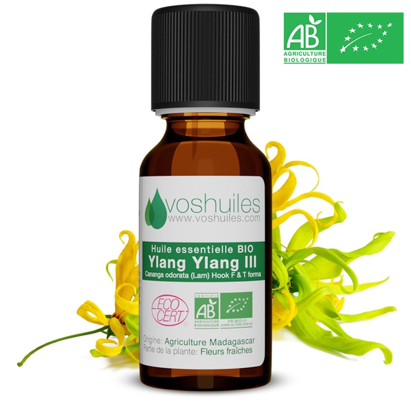 Huile essentielle Ylang Ylang 3ème fleur 10ml Phytofrance Herboristerie de  Paris usage alimentaire possible