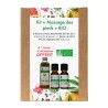 Kit Massage des Pieds (Prévention des verrues, mycoses...).