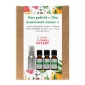 Mon petit Kit « Déo Assainissant Maison » 3 Huiles essentielles et 1 Vaporisateur de 50ML