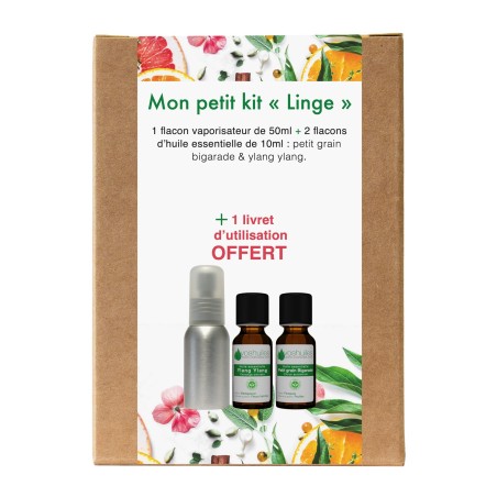 Mon petit kit « Pour le Linge » 3 Huiles essentielles