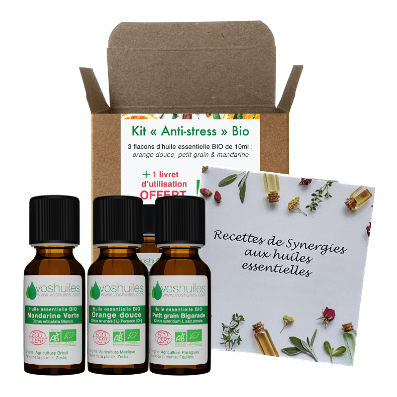 Kit Anti-Stress - 3 huiles essentielles