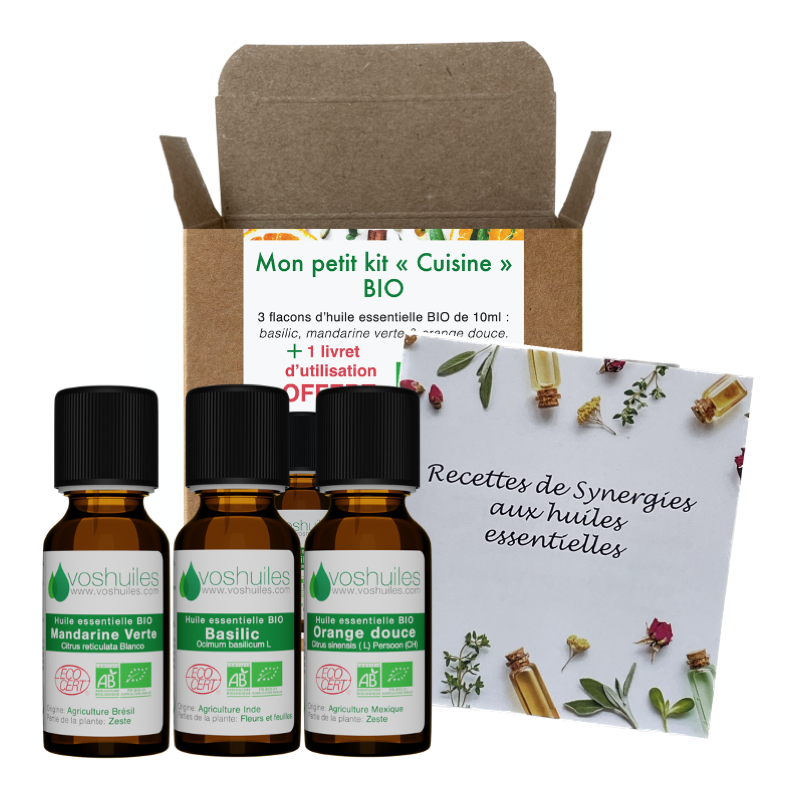 Mon petit kit « Cuisine » 3 Huiles essentielles Bio