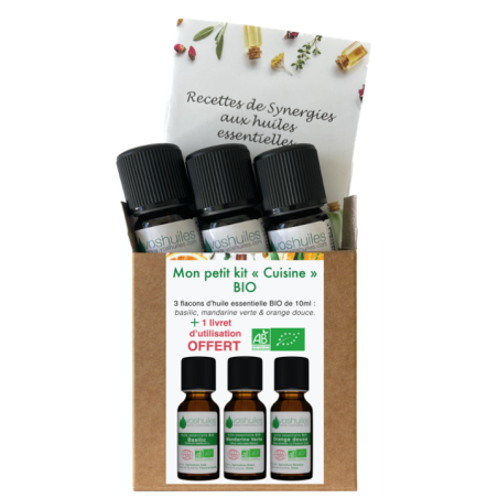 Mon petit kit « Cuisine » 3 Huiles essentielles Bio