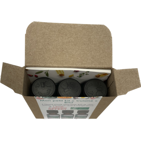 Mon petit kit « Cuisine » 3 Huiles essentielles Bio