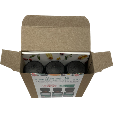 Mon petit Kit « Inhalation Hivers » 3 Huiles essentielles Bio