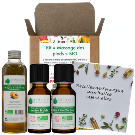 Kit Massage des Pieds (Prévention des verrues, mycoses...).