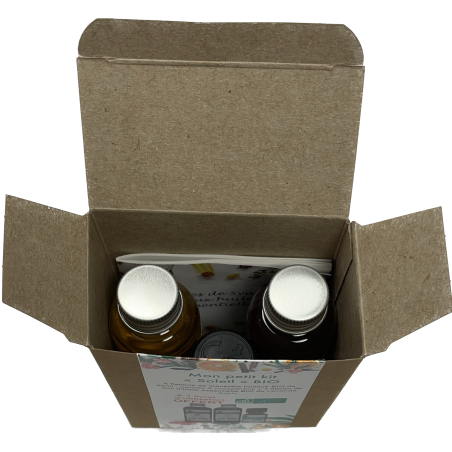 Mon petit Kit « Soleil » 2 Macérât Bio et 1 huile essentielle Bio