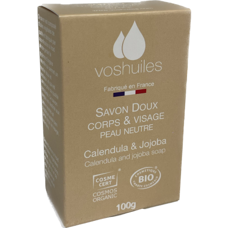 Savon au Calendula et Jojoba pour peau neutre