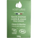 Savon Citron et Menthe pour peau grasse