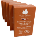 Lot de 5 Savons Ylang Ylang et Néroli pour peau sèche