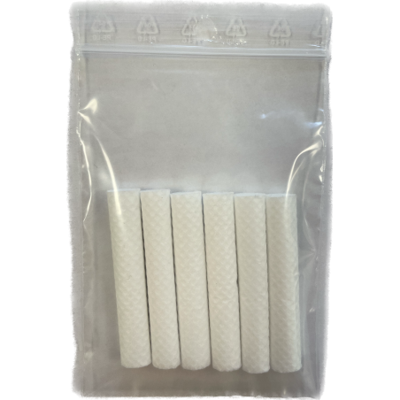 Lot de 6 mèches de recharge pour stick inhalateur