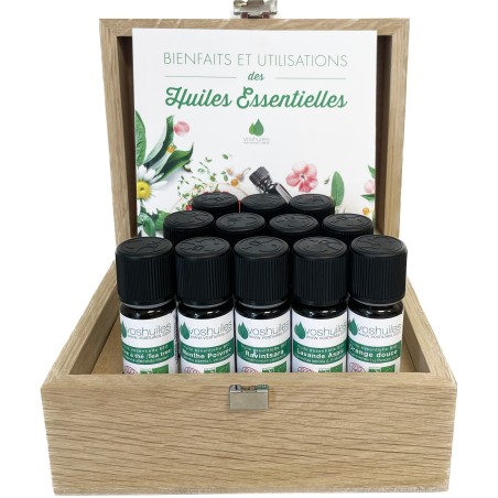 Coffret 12 huiles essentielles BIO