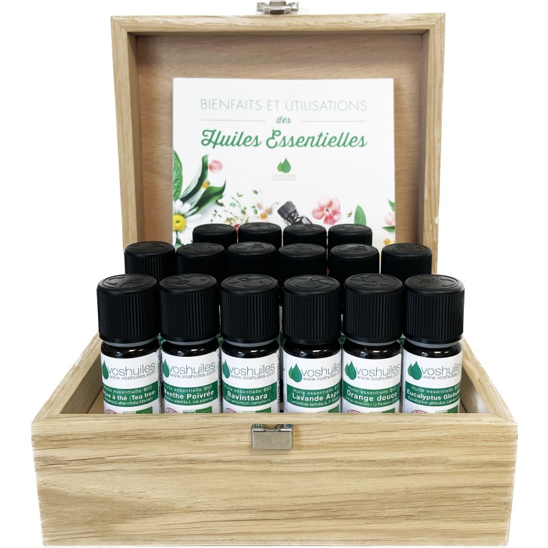 Coffret 20 huiles essentielles BIO