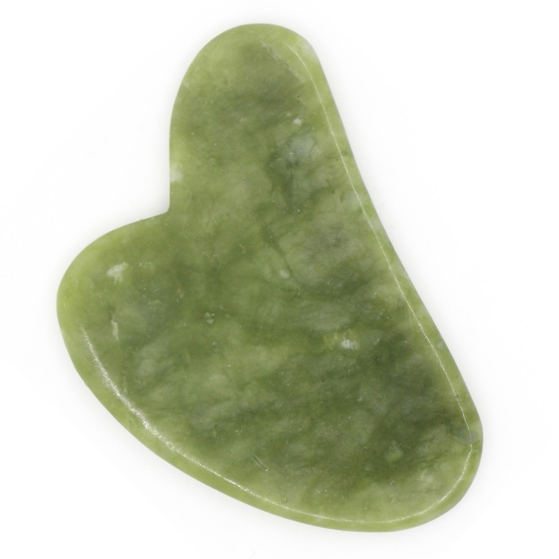 Gua sha en pierre de Jade