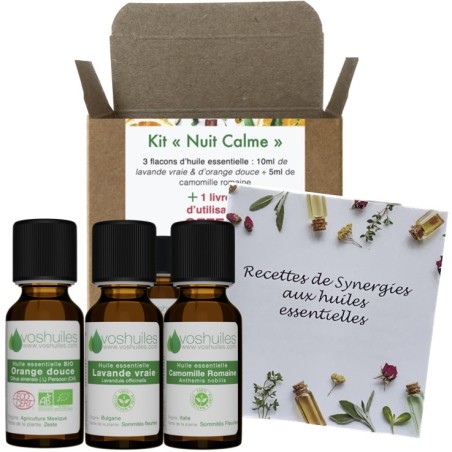 Kit « Nuit Calme » 3 Huiles essentielles