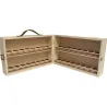 Boîte Valise en bois de rangement pour 32 flacons de 5 ou 10ml