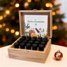 Coffret de 20 huiles essentielles BIO, idée cadeau de Noël