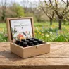Coffret d'huiles essentielles bio, 12 flacons