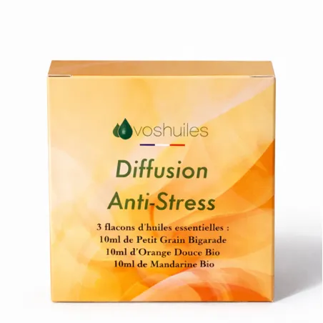 Kit Diffusion Anti-Stress - 3 Huiles Essentielles BIO