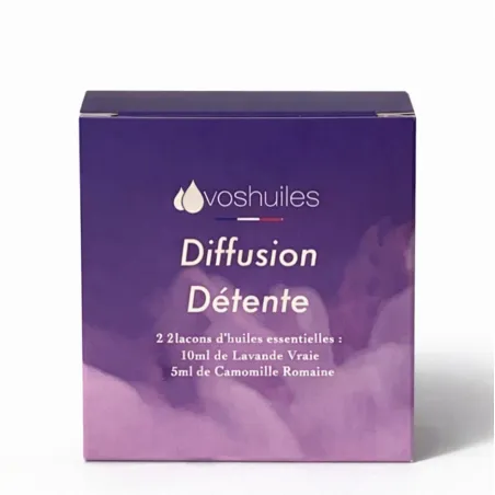 Kit Diffusion Détente - 2 Huiles Essentielles