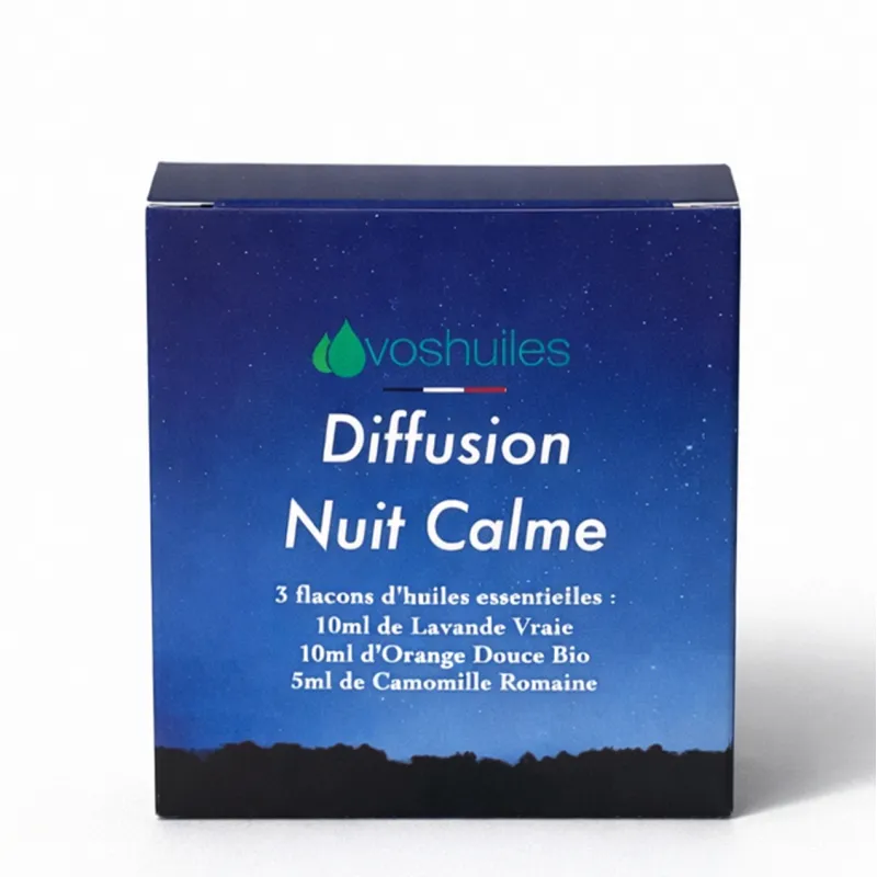Kit Diffusion Nuit Calme - 3 Huiles Essentielles
