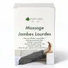 Kit Massage Jambes Lourdes - 4 Huiles Essentielles BIO et 1 Huile Végétale BIO