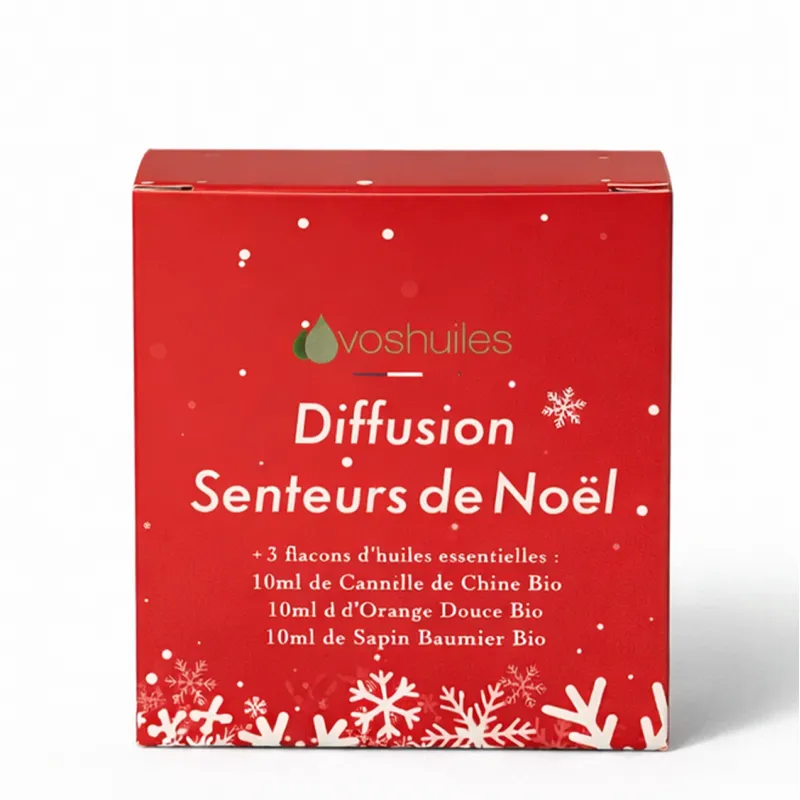 Kit Diffusion Senteurs de Noël - 3 Huiles Essentielles BIO