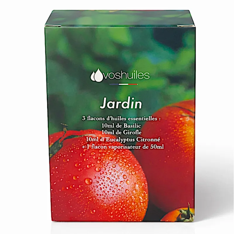 Kit Jardin - 3 Huiles Essentielles et 1 Vaporisateur de 50ML