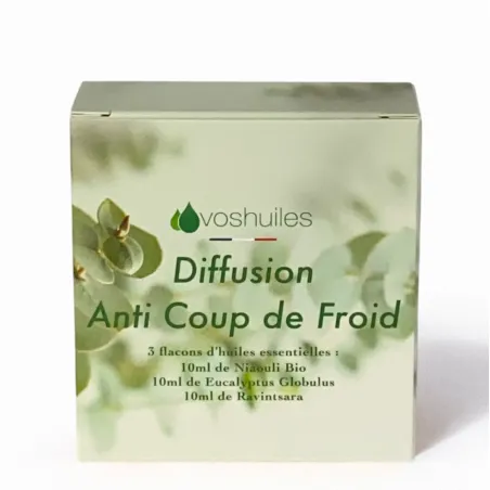 Kit Diffusion Anti Coup de Froid - 3 Huiles Essentielles