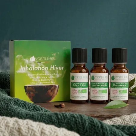 Kit Inhalation Hiver - 3 Huiles Essentielles BIO