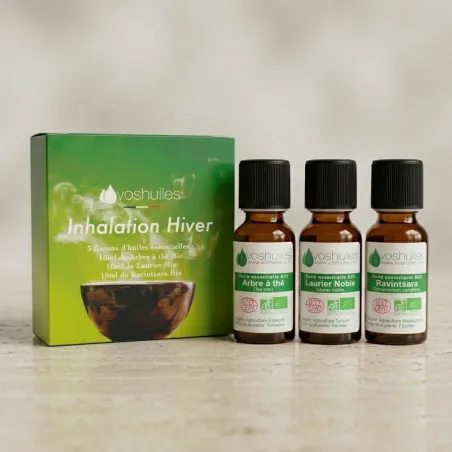 Kit Inhalation Hiver - 3 Huiles Essentielles BIO