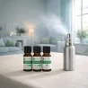 Kit Déo Assainissant Maison - 3 Huiles Essentielles et 1 Vaporisateur de 50ML