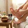 Kit Massage Pieds - 2 Huiles Essentielles BIO et 1 Huile Végétale BIO