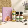 Kit Massage Pieds - 2 Huiles Essentielles BIO et 1 Huile Végétale BIO