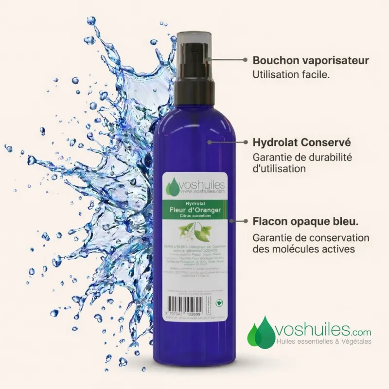 Hydrolat de Fleur d'oranger COSMOS