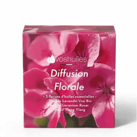 Kit d'huiles essentielles diffusion florale